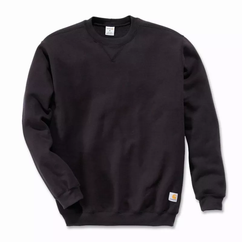 Carhartt megztinis apvalia iškirpte, be gobtuvo - juodas