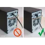 Tinklo kabelis Wentronic 51532 Juodas 5 m Cat6a U/UTP
