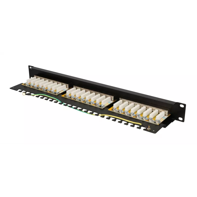 Patch Panel Extralink CAT5E STP V2 24 prievadų