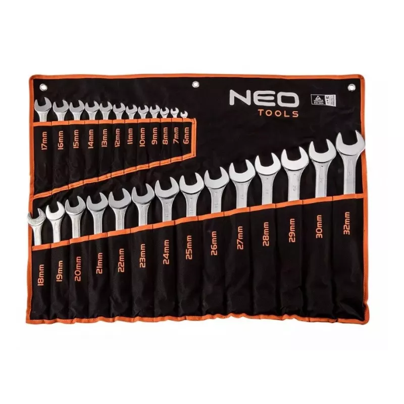 Neo Tools veržliarakčiai 6-32 mm, 26 vienetų rinkinys