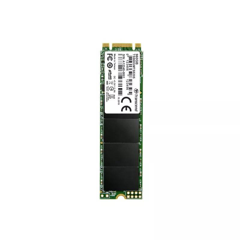 Transcend MTS820S - SSD - 960 GB - vidinis - M.2 2280