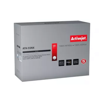 Activejet ATH-55NX Tonerio kasetė (pakaitalas HP 55X CE255X, Canon CRG-724H; Supreme; 12500 puslapių; juoda)