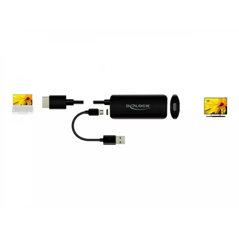 Adapteris HDMI-A (kištukas) į USB Type-C (lizdas) DeLOCK 63251