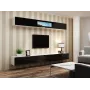 Cama Spintelė VIGO 90 uždara 90/35/32 baltas/juodas blizgus