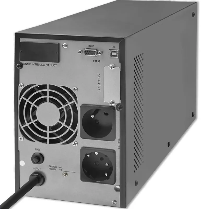 Nepertraukiamo maitinimo šaltinis QOLTEC 53981 On line 2kVA, 2000 VA galia