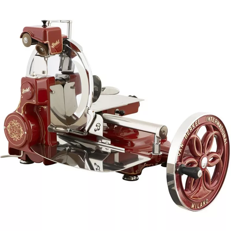 Berkel Volano B114 raudona/auksinė maisto pjaustyklė
