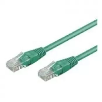 “Wentronic Goobay” CAT 6 komutacinis kabelis, U/UTP, žalias, 10 m - CCA vario mišinys (68445)