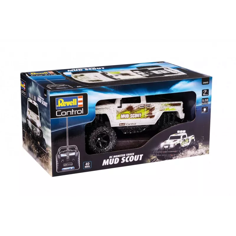Revell New Mud Scout radijo bangomis valdomas modelis, plento sunkvežimis, elektrinis variklis