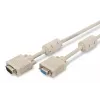 VGA monitoriaus ilginimo kabelis DIGITUS AK-310203-030-E — 3 m, VGA (D-Sub) į VGA (D-Sub), 3Coax+7 laidų, smėlio spalvos