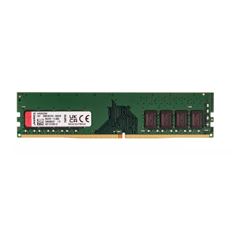 Kingston Technology ValueRAM atminties modulis 8 GB 1 x 8 GB DDR4 3200 MT/s 288 kontaktų DIMM