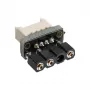 aqua computer adapteris RGBpx komponentams prie 3 kontaktų RGB jungties (5VDG, 5V)