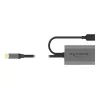 Delock USB-20225 maitinimo adapteris pilkas
