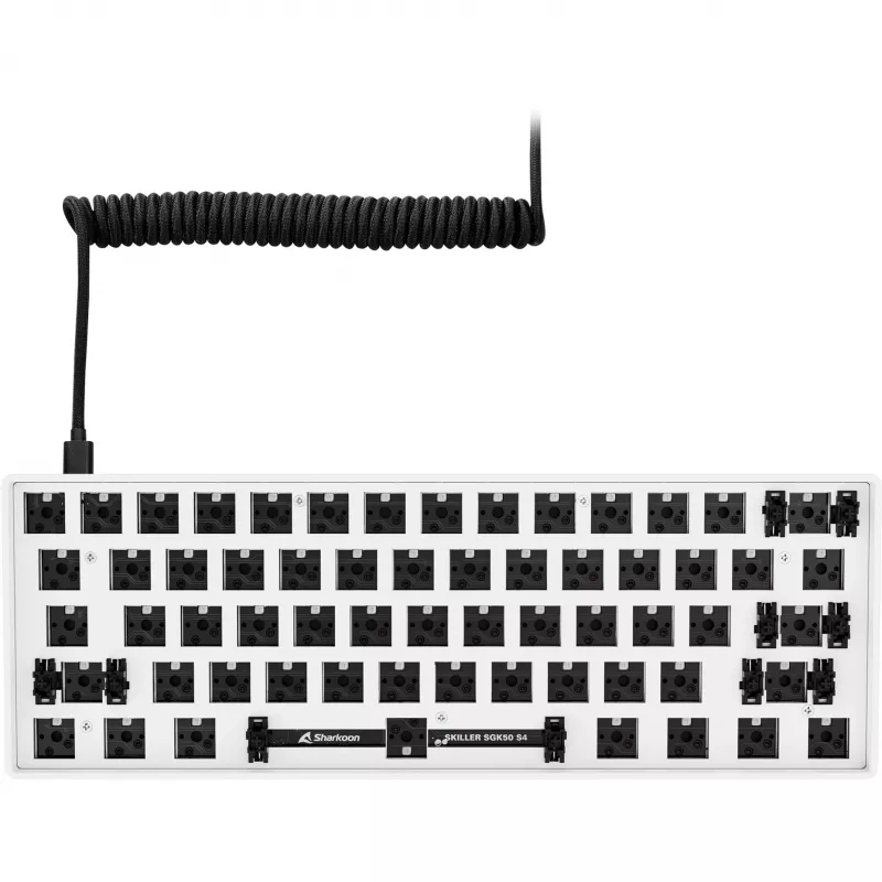 Sharkoon SKILLER SGK50 S4 klaviatūra žaidimams USB balta (4044951038893)