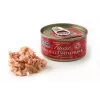 Šlapias kačių maistas FISH4DOGS Tuno filė su krevetėmis 70 g — konservuotas šlapias maistas, 83 % drėgmės, 14 % baltymų, be glitimo ir sojos