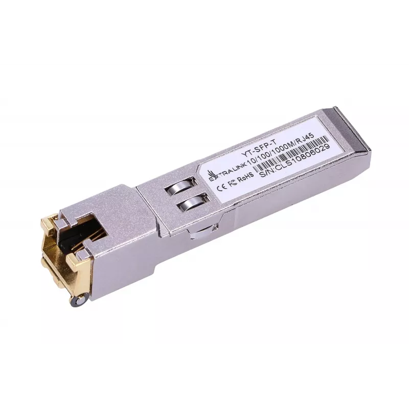 Extralink SFP modulis į RJ45 1,25G, 1,25 Gbps, 100/1000BASE-T, 100 m
