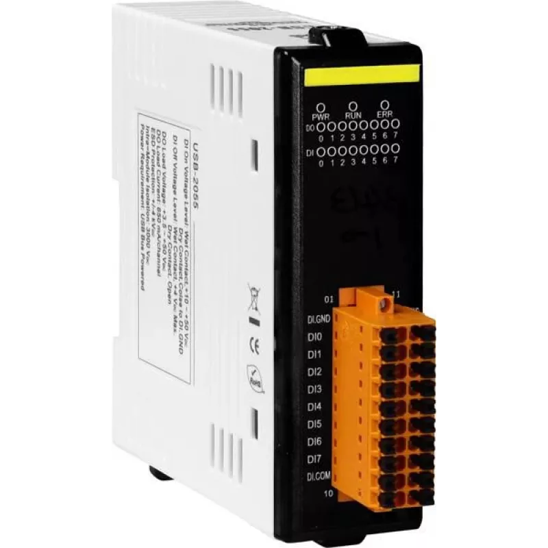 Moxa USB I/O MODULE, 8xIDI + 8xIDO