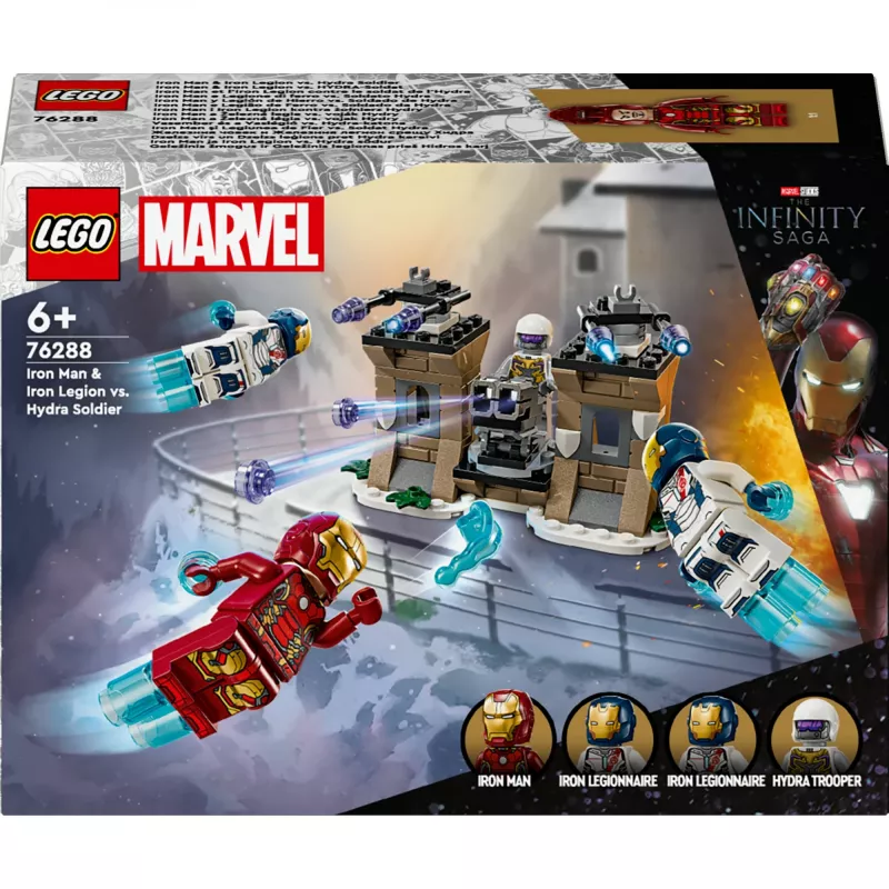 Konstruktorius LEGO rinkinys 76288 Marvel Super Heroes Iron Man Iron Legion HYDRA Soldier, minifigūrėlė, statomas modelis
