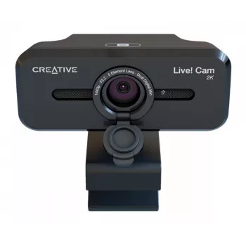 CREATIVE Live Cam Sync V3 2K QHD USB internetinė kamera su 4x skaitmeniniu priartinimu ir mikrofonais, 1080P HD iki 95° matymo kampo, privatumo užsklanda, skirta kompiuteriams ir Mac