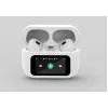 Ausinės BLUETOOTH/BALTOS TWS-LCD-ANC-01-W Gembird