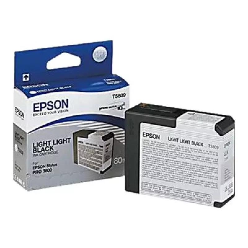 Epson Singlepack Light Light Black T580900, šviesiai šviesiai juoda, pigmentinis rašalas, 80 ml, 1 vnt.