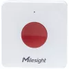 Belaidis medicininis pagalbos mygtukas Milesight WS101915M, maitinamas baterijomis LiCoO2, 50×50×18 mm, baltas