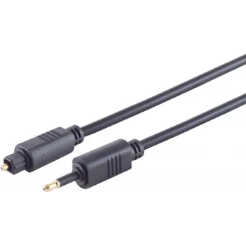 Optinis Toslink kabelis ShiverPeaks 69014-1.5, 4,0 mm į 3,5 mm, 1,5 m