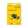 USB šakotuvas DeLOCK 64153 Type-A 5000 Mbit/s juodas