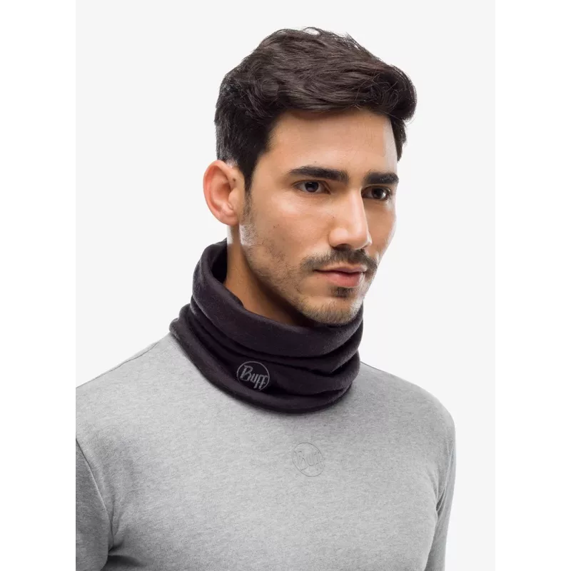Kaklo gaiteris Buff Multifunctional Sling Heavyweight Merino Wool — juodas, besiūlis, tamprus