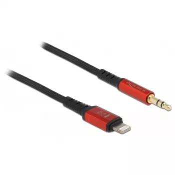 Audio laidas DeLOCK 86587 1,5 m 3,5 mm Lightning juodas