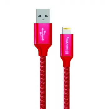 ColorWay | Duomenų kabelis | Apple Lightning | Įkrovimo kabelis | 2,1 A
