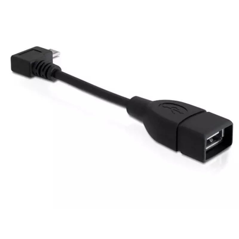 USB kabelis DeLOCK 83104 Micro-USB B į USB A 0,11 m Juodas