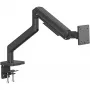 Monitoriaus laikiklis DIGITUS Single, spaustukas, iki 49 colių (124,5 cm), 20 kg, VESA 75x75–100x100, pasvirimas -20° iki 50°, aukščio reguliavimas, juodas