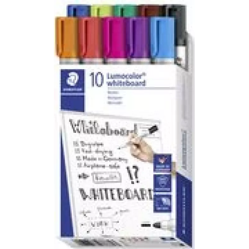 Marker Staedtler Lumocolor 351 B10 10 vnt. Bullet tip