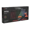 Savio ASTRAL BLACK JADE 3 SPALVŲ žaidimų klaviatūra USB QWERTY US International