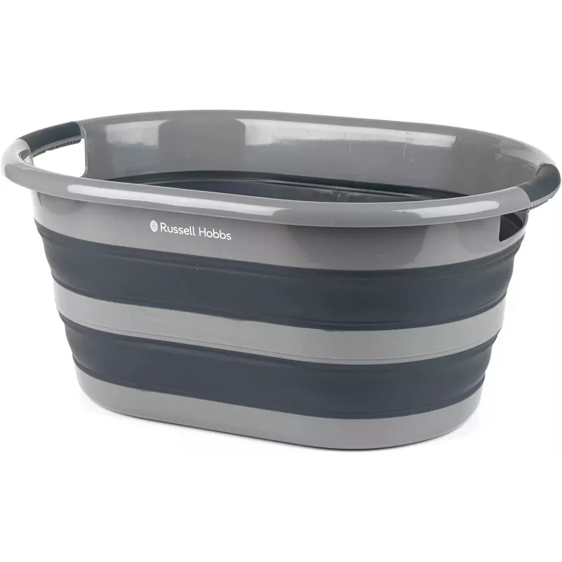 Sulankstomas skalbinių krepšys Russell Hobbs LA053879GRYFEU7 27L