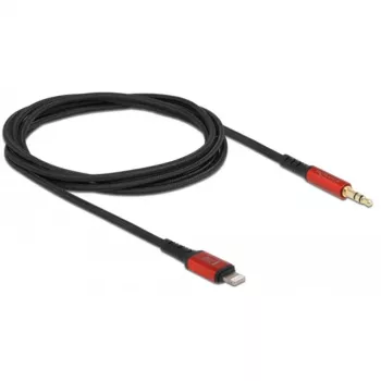 Audio laidas DeLOCK 86587 1,5 m 3,5 mm Lightning juodas