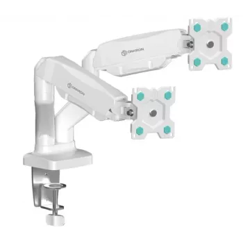 Sieninis laikiklis ONKRON G160-W 13–32 colių monitoriams, baltas, fiksuotas pakreipiamas, VESA 75x75–100x100