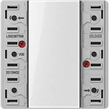 Jung LS5236TSM 3 krypčių jutiklinis modulis AC/DC24V 3 kontaktų 6 mygtukų