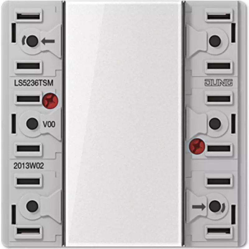 Jung LS5236TSM 3 krypčių jutiklinis modulis AC/DC24V 3 kontaktų 6 mygtukų