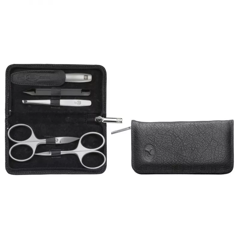 ZWILLING 98681-004-0 manikiūro/pedikiūro įrankių rinkinys, nerūdijantis plienas, juodas