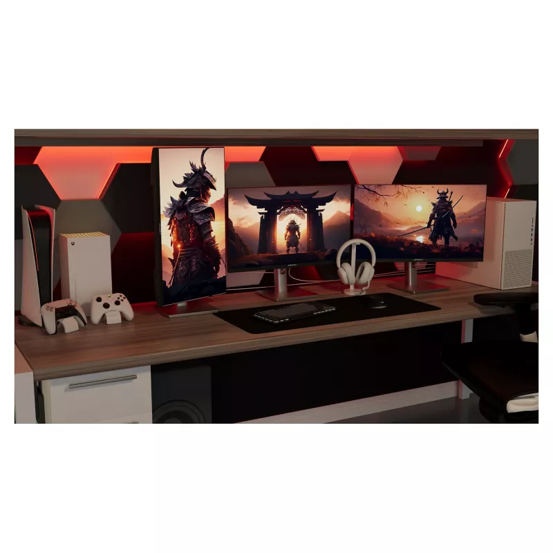 JAPANNEXT JN-I270WQHD300F-HSP kompiuterio monitorius 68,6 cm (27 colių) 2560 x 1440 pikselių Wide Quad HD LED pilkas