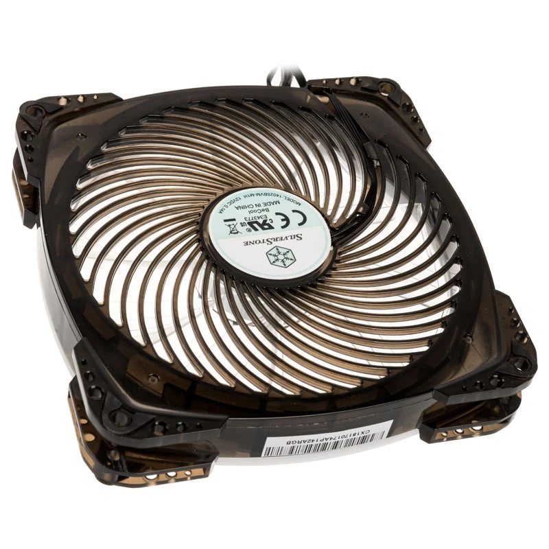 SILVERSTONE SST-AP142-ARGB 140x140x25 ARGB PWM ventiliatorius, skirtas kompiuterio aušinimui, 140 mm