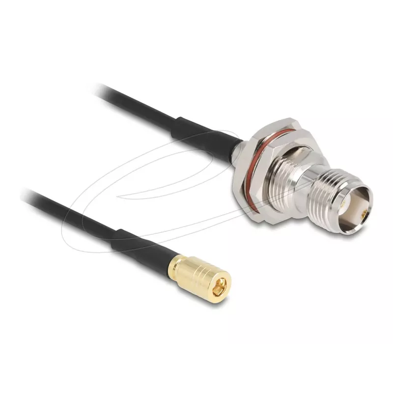 Delock antenos laidas TNC lizdas į SMB kištuką RG-174 20 cm (90724)