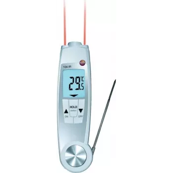 TESTO Kombinuotas infraraudonųjų spindulių ir panardinamasis termometras 104-IR (0560 1040)