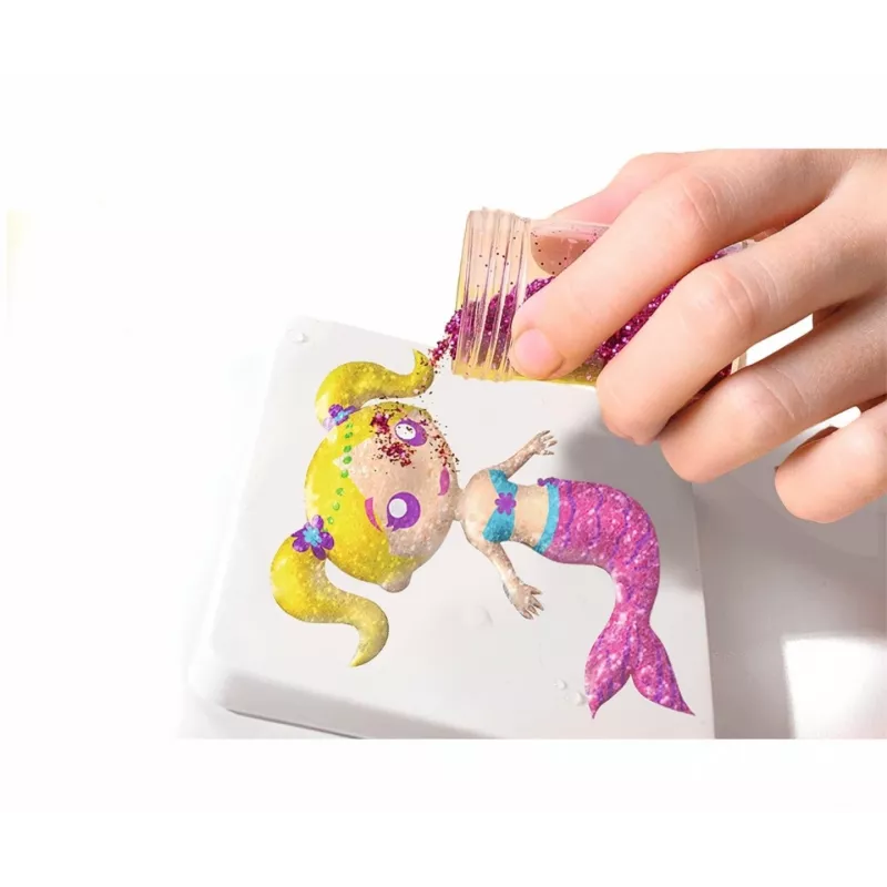 SIMBA Aqua Gelz rinkinys Magic Mermaids žaidimų rinkinys, modelis 106322568, kūrybos rinkinys su vandeniu aktyvuojamais gelio karoliukais