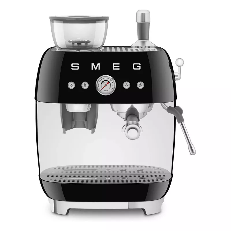 SMEG EGF03BLEU Espreso aparatas. Kava automatas 50-ųjų stilius. juoda