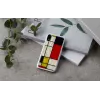 iKins išmaniojo telefono dėklas iPhone XR Mondrian White — apsauginis kietas galinis dangtelis