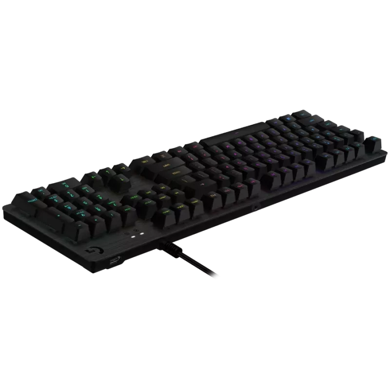 LOGITECH G513 laidinė LIGHTSYNC mechaninė žaidimų klaviatūra - CARBON - US INT'L - USB - TACTILE