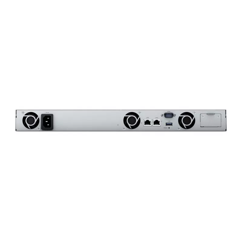 Synology RackStation RS422+ NAS / serveris saugojimui stelaže (1U) Ryzen Embedded R1600 2 GB DDR4 DSM juoda