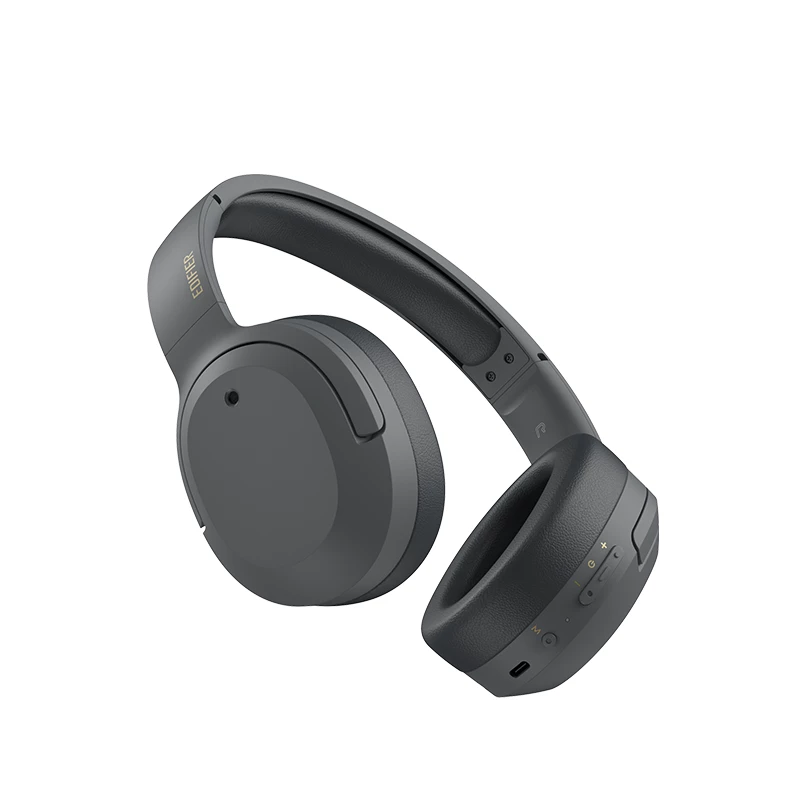 Edifier | Belaidės ant ausų uždedamos ausinės | W820NB Plus | Integruotas mikrofonas | Bluetooth | ANC | Pilka